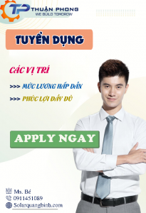 Tuyển dụng các vị trí
